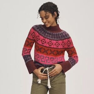 Saylor Candace Mock-Neck Sweater